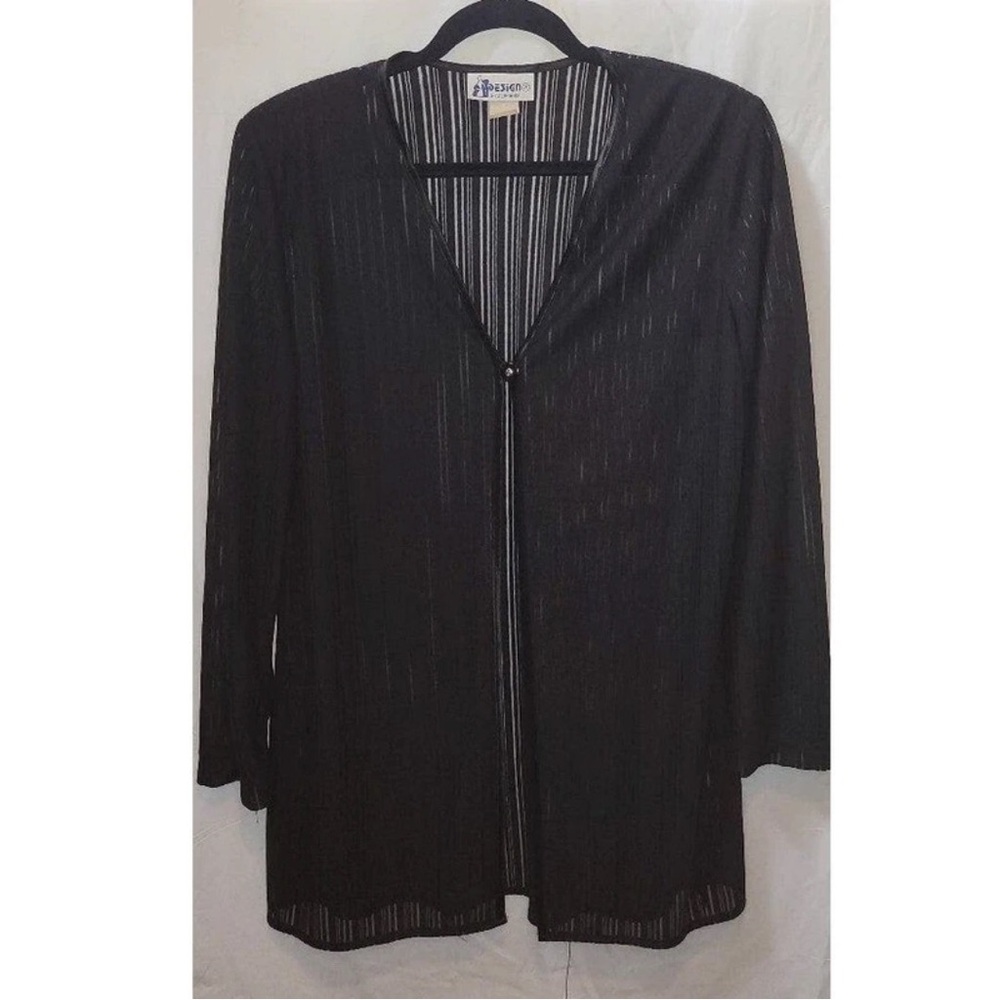 Black Sheer Blazer